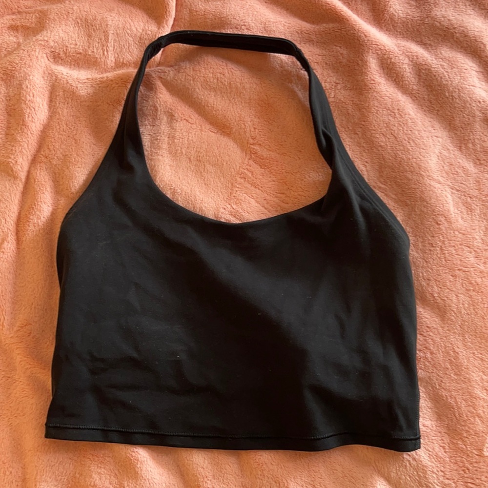 black halter top
